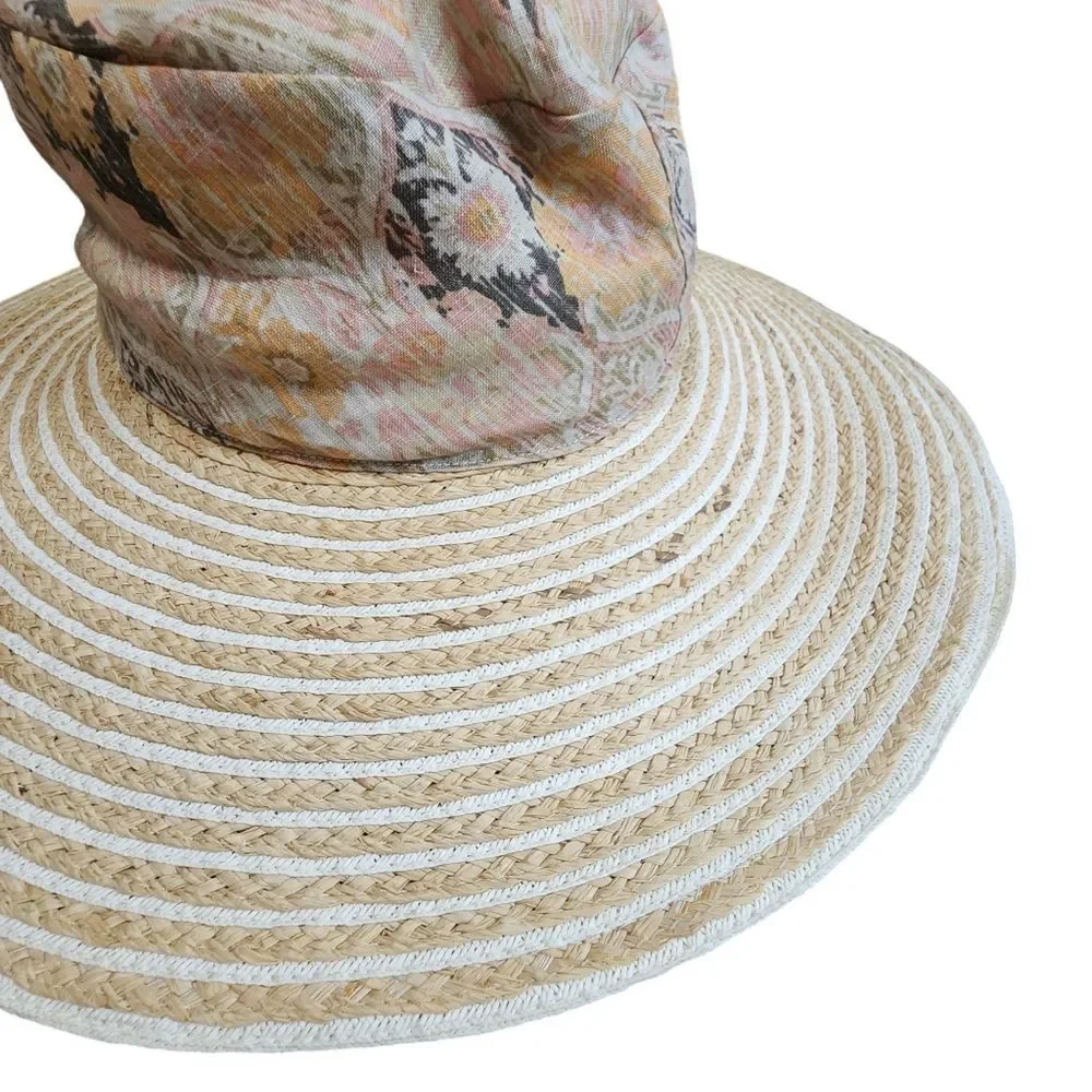 Susan Carrolan millinery Beach hat L